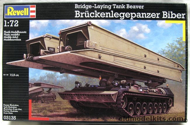 Revell 1/72 Bridge-Laying Tank Beaver / Bruckenlegepanzer Biber, 03135 plastic model kit